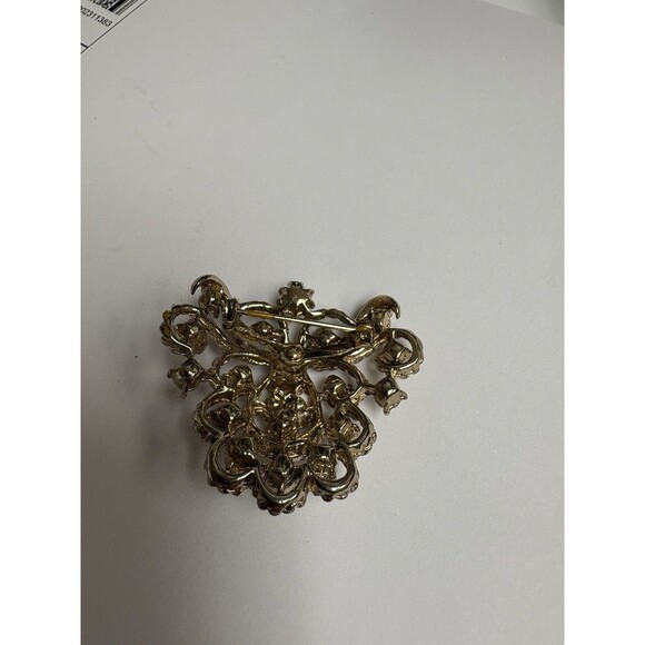 Vintage Large Cluster of 20 Gorgeous Sparkling Rhinestones Brooch Pin - Picture 7 of 8